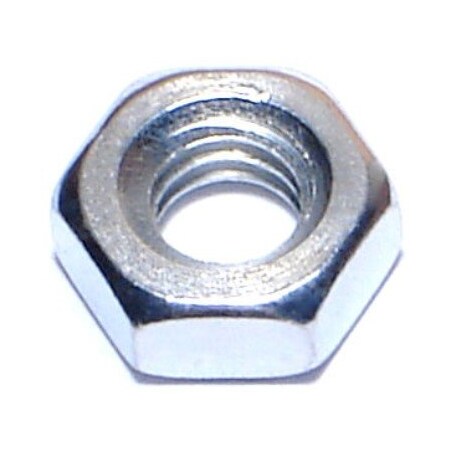 Midwest Fastener Machine Screw Nut, 1/4"-20, Steel, Grade 2, Zinc Plated, 100 PK 03753
